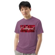 ‘Muddascunt’ (Roses) Unisex garment-dyed heavyweight t-shirt