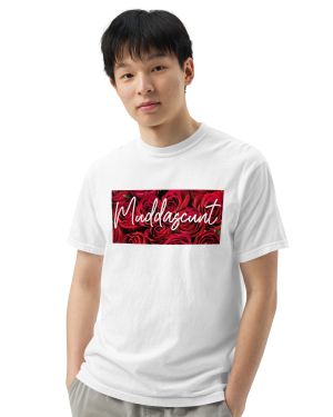 ‘Muddascunt’ (Roses) Unisex garment-dyed heavyweight t-shirt