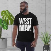 “West Man” (Palm Trees) Unisex organic cotton t-shirt