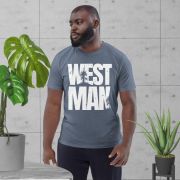 “West Man” (Palm Trees) Unisex organic cotton t-shirt