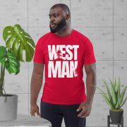 “West Man” (Palm Trees) Unisex organic cotton t-shirt