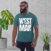 “West Man” (Palm Trees) Unisex organic cotton t-shirt