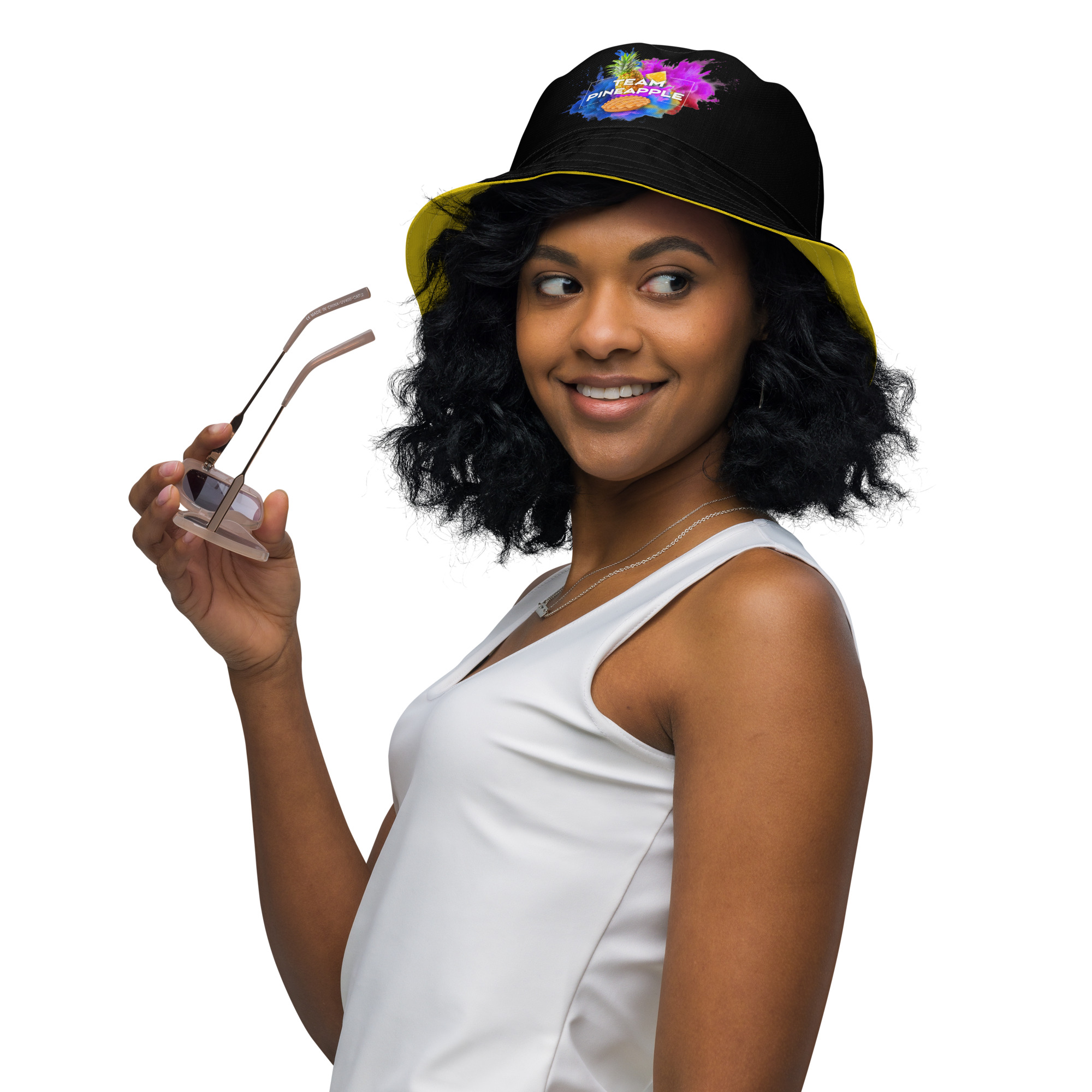 "Team Pineapple Tart Wars" Reversible bucket hat - Image 3