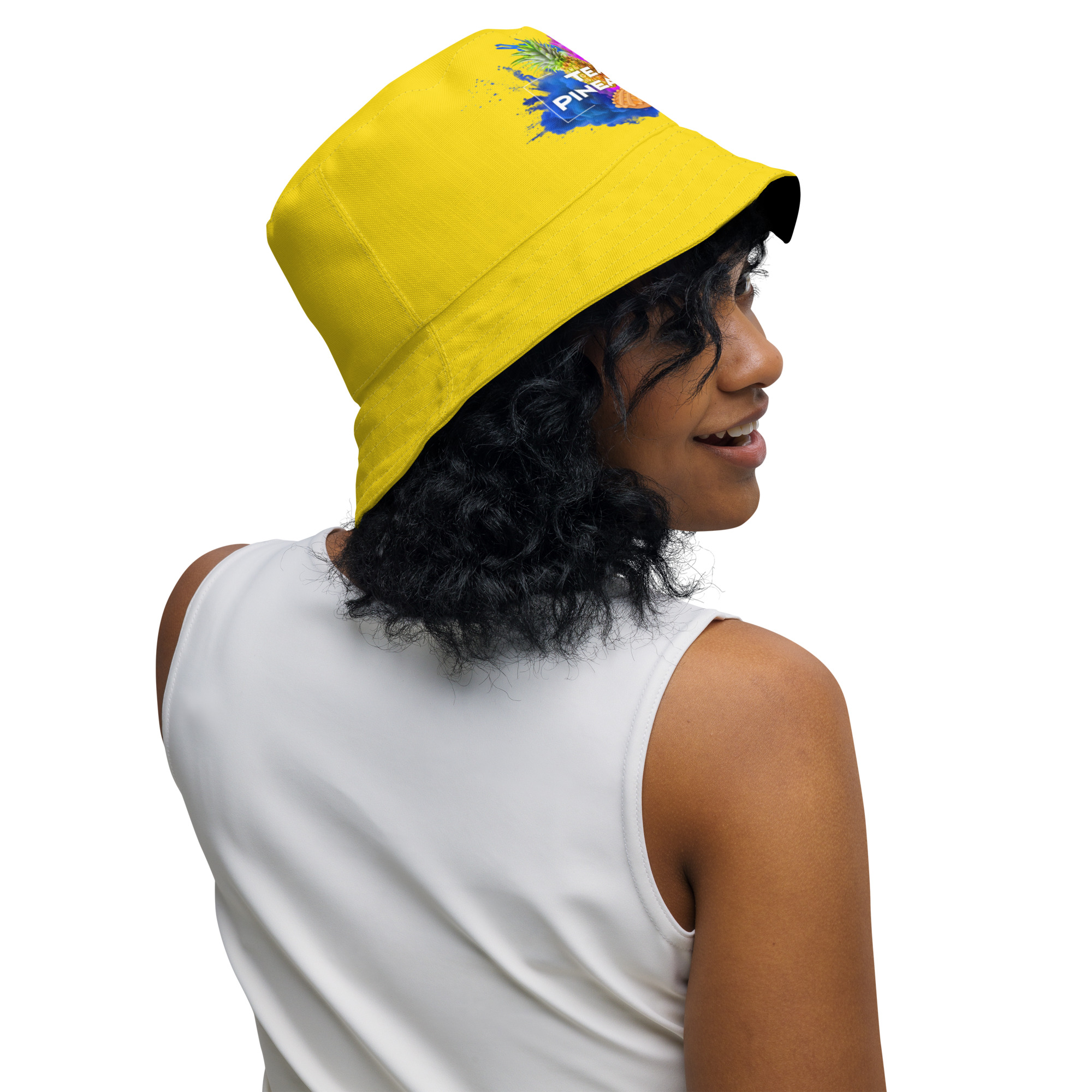 "Team Pineapple Tart Wars" Reversible bucket hat - Image 8