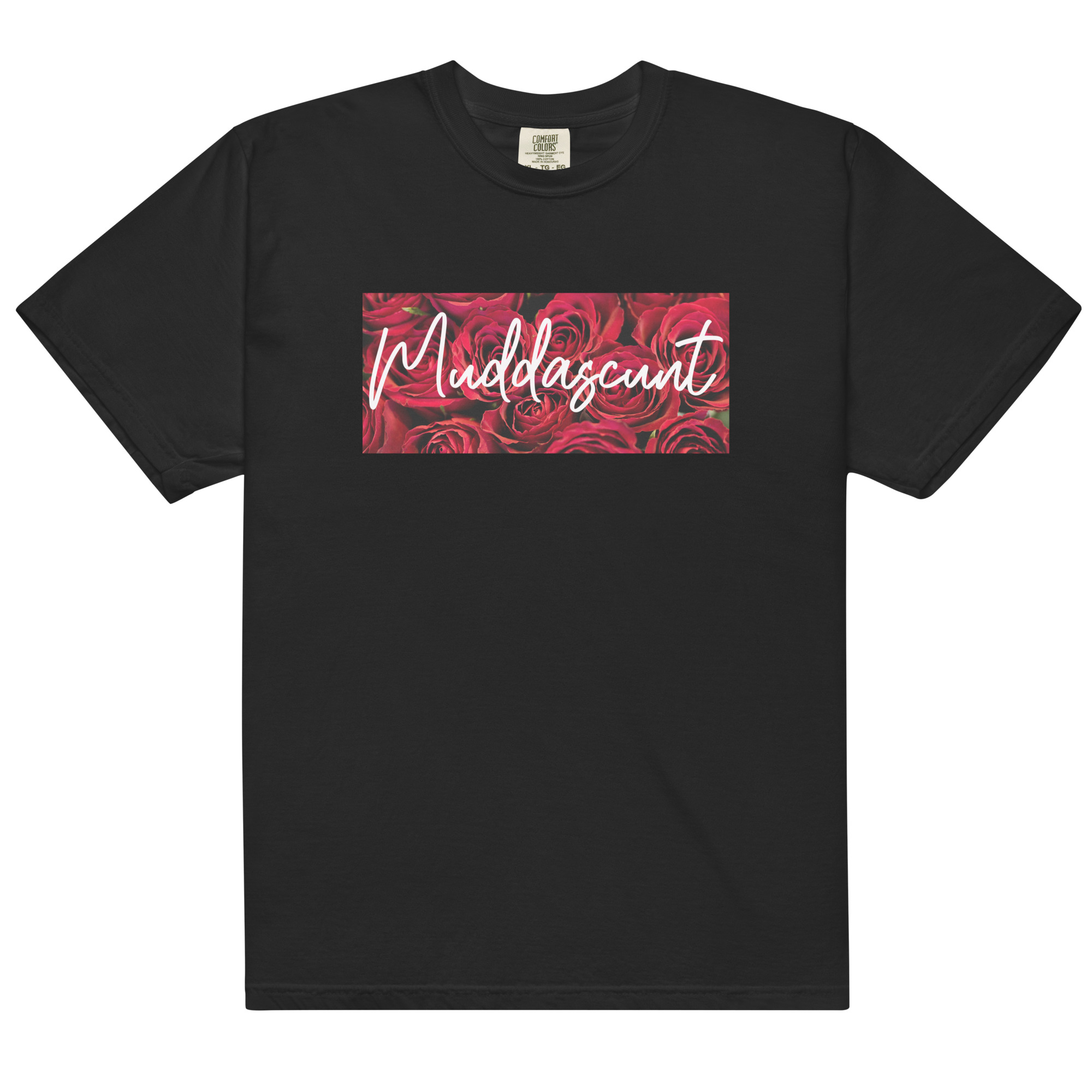 "Muddascunt" Roses Unisex garment-dyed heavyweight t-shirt